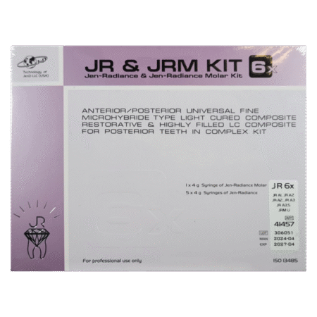 Jen-Radiance + M Special 6х Kit (Джен-Радіанс), Н-р: 5 х шпр.4г (A1, 2хA2, A3, A3.5) (+Jen-Radiance Molar(шпр.4г:U)) - Реставраційний композит, субмікронний (Джендентал-Україна)