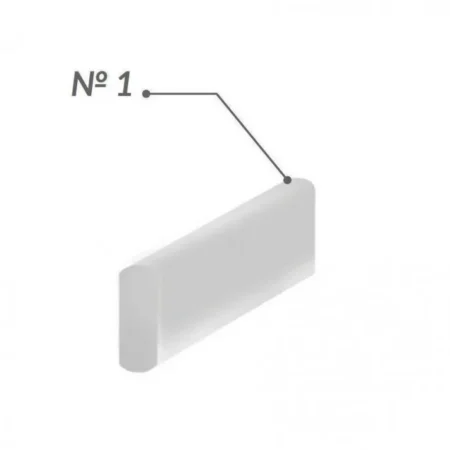 Jen-Fiber Bulk (Джен-Файбер Балк), 12шт/пак форма: № 1; розм.= 0.7х1.4х30 мм - Скловолоконні балки (скловолокно) (Джендентал-Україна)