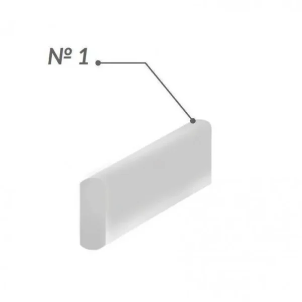 Jen-Fiber Bulk (Джен-Файбер Балк), 12шт/пак форма: № 1; розм.= 0.7х1.4х30 мм - Скловолоконні балки (скловолокно) (Джендентал-Україна)