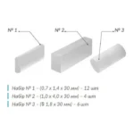 Jen-Fiber Bulk (Джен-Файбер Балк), 6шт/пак форма: № 3; розм.= 1.8х30 мм - Скловолоконні балки (скловолокно) (Джендентал-Україна)