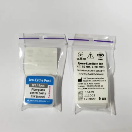 jen esthe post pre silanized (Джен Есте Пре Сіланизовані), 6шт/пак Штифти скловолоконні пре сіланізовані (Джендентал Україна)