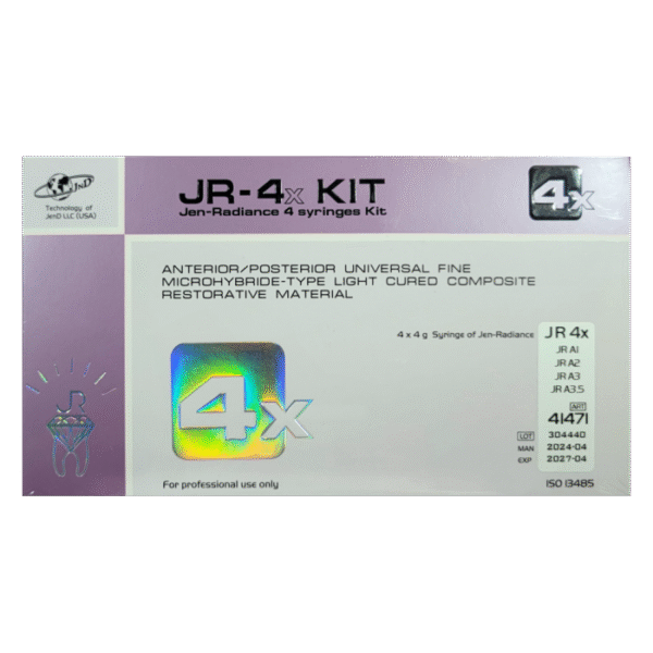Jen-Radiance 4x Kit (Джен-Радіанс), Н-р: 4 х шпр.4г (A1, A2, A3, A3.5) - Реставраційний композит, субмікронний (Джендентал-Україна)